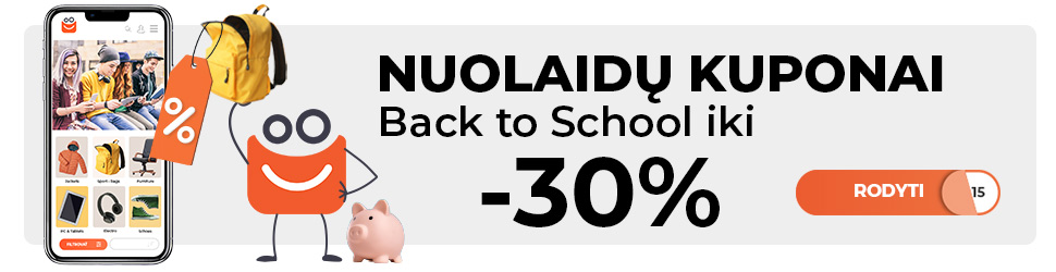 Back to School nuolaidos