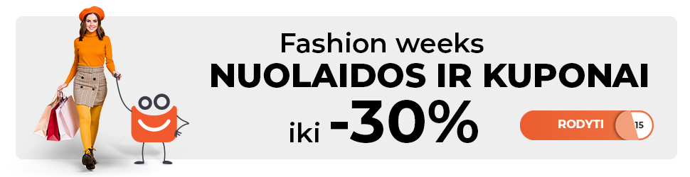 Fashion weeks nuolaidos