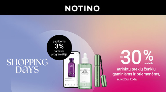 Nuolaidų kodas Notino