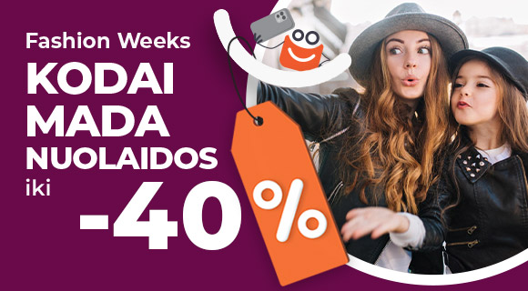 Rudens Fashion weeks nuolaidos