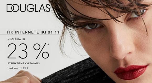 Douglas nuolaidos kodas