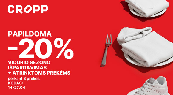 Cropp nuolaidos kodas