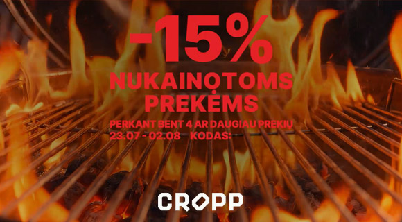 Cropp nuolaidos kodas