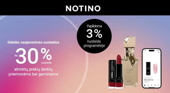 Notino nuolaidos kodas