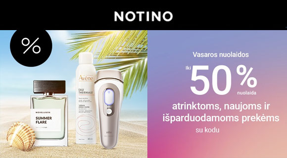 Notino nuolaidos kodas