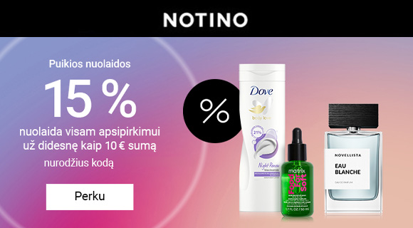 Notino nuolaidos kodas