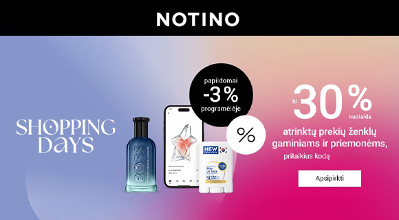 Notino nuolaidos kodas