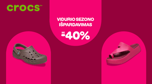 Crocs išpardavimas