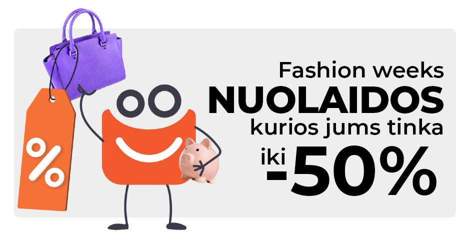 Rudens Fashion Weeks: metas apsipirkti pigiau