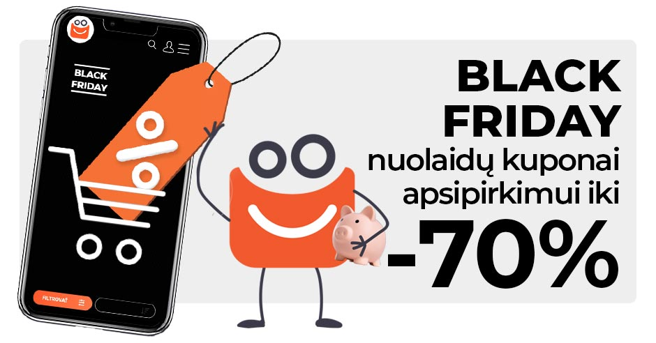 Black Friday jau čia: atrinkome geriausių nuolaidų ir akcijų pat…