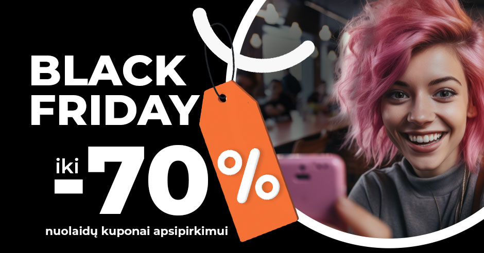 Black Friday jau čia: atrinkome geriausių nuolaidų ir akcijų pat…