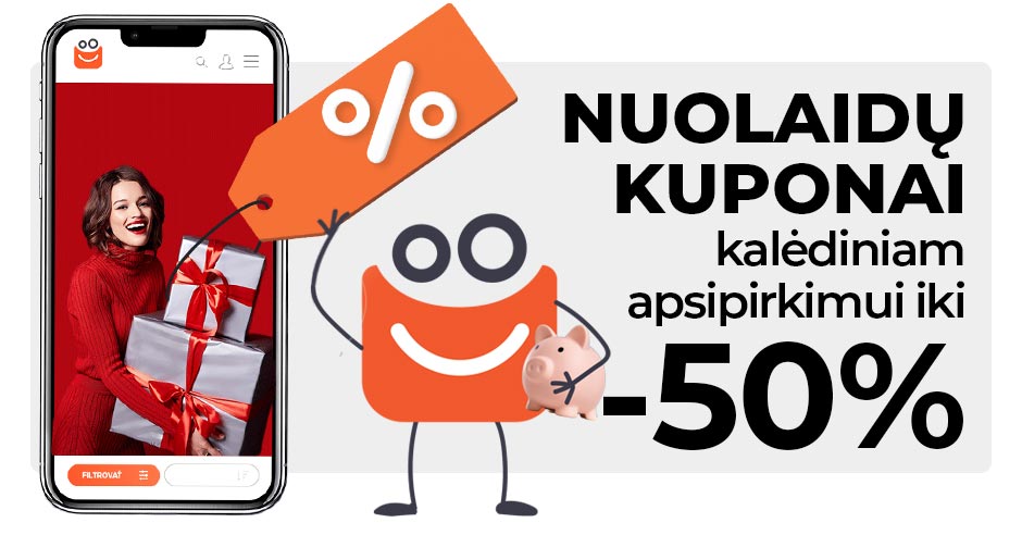 Kalėdos visai šeimai: sutaupykite dovanoms pirkdami iš mūsų pasi…