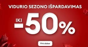 Sinsay Išpardavimas Sinsay - 50% nuolaidos atrinktoms sezono prekėms
