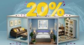 VidaXL Nuolaidos iki - 20% atrinktiems baldams iš VidaXL