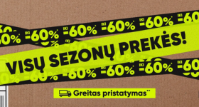 Pigu.lt Sezoninis išpardavimas iki – 60% atrinktoms prekėms iš pigu.lt