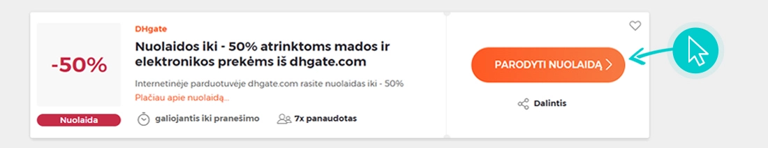 Kaip panaudoti DHgate nuolaidas
